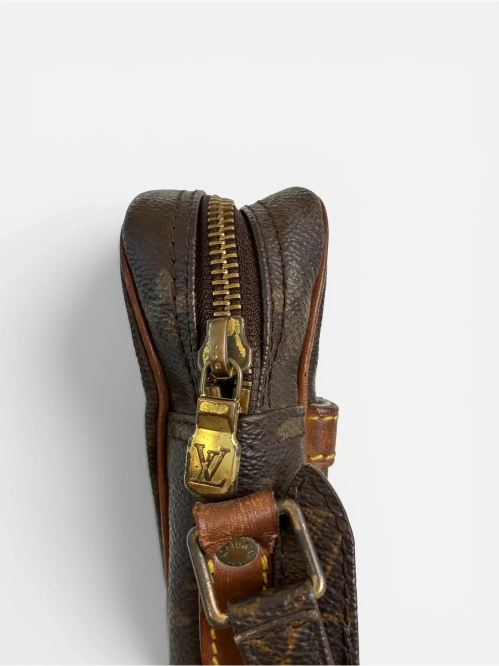 Louis Vuitton Monogram Crossbody in Brown and Tan
